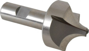 Hertel 3/4" Radius, 1-7/8" Diam, 3 Flute High Speed Steel Corner Rounding End Mill Single End, Uncoated, 3-3/4" OAL, 3/4" Shank Diam 12746 - 79573135