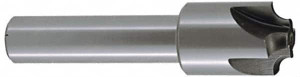 KEO 7/16" Radius, 1-3/8" Diam, 4 Flute High Speed Steel Corner Rounding End Mill Single End, Uncoated, 4" OAL, 1" Shank Diam 14330 - 33018680