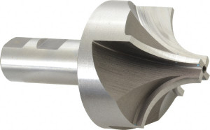 KEO 1" Radius, 2-3/4" Diam, 4 Flute High Speed Steel Corner Rounding End Mill Single End, Uncoated, 4-3/4" OAL, 1" Shank Diam 14398 - 33018847
