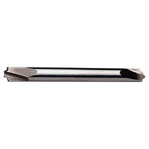 PROMAX Tools 0.072" Radius, 1/4" Diam, 2 Flute Solid Carbide Corner Rounding End Mill Double End, Uncoated, 2-1/2" OAL, 1/4" Shank Diam 137-01610 - 01120609
