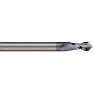 Micro 100 Drill Mills, Material: Solid Carbide, Mill Diameter (Inch): 1/8, Mill Diameter (Decimal Inch): 0.1250, Shank Diameter (Inch): 1/8, Shank Diameter (Decimal Inch): 0.1250, Length of Cut (Inch): 1/2 DM-125-290X - 39042171