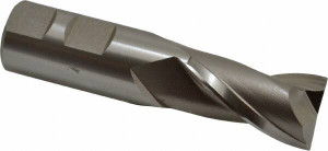 Hertel 7/8" Diam, 1-1/2" LOC, 2 Flute High Speed Steel Keyway End Mill Spiral Flute, Uncoated, 7/8" Shank Diam, 3-3/4" OAL, 30° Helix, Centercutting GG99914241 - 84508290