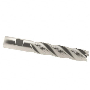 Value Collection 3/4" Diam 4-Flute 30° Cobalt Square Roughing & Finishing End Mill Uncoated, 3" LOC, 5-1/4" OAL, 3/4" Shank Diam, Chipbreaker 724-4194 - 01858513