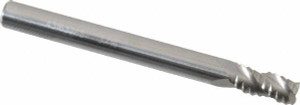 Accupro 3/16" Diam, Coarse Pitch, 3/8" LOC, 3 Flute Solid Carbide 0.03" Corner Radius Roughing End Mill Uncoated, 2" OAL, 3/16" Shank Diam, Single End, Centercutting, 30° Helix 12176799 - 43163765 Accupro 3/16" Diam, Coarse Pitch, 3/8" LOC, 3 Flute Solid Carbide 0.03" Corner Radius Roughing End Mill Uncoated, 2" OAL, 3/16" Shank Diam, Single End, Centercutting, 30° Helix 12176799 - 43163765