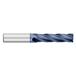 Titan USA Roughing End Mills, Mill Diameter (Inch): 1/2, Mill Diameter (Decimal Inch): 0.5000, Number of Flutes: 4, Pitch: Fine, Length of Cut (Inch): 2, Length of Cut (Decimal Inch): 2.0000 TC29632 - 33108432