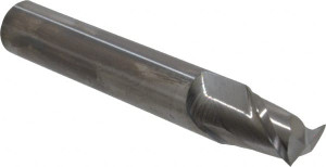 Accupro 11mm, 14mm LOC, 12mm Shank Diam, 76mm OAL, 2 Flute, Solid Carbide Square End Mill Single End, Uncoated, Spiral Flute, 40° Helix, Centercutting, Right Hand Cut, Right Hand Flute 12181679 - 07337520