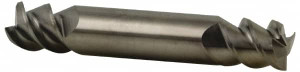 Accupro 7/16", 9/16" LOC, 7/16" Shank Diam, 2-3/4" OAL, 3 Flute, Solid Carbide Square End Mill Double End, Uncoated, Spiral Flute, 60° Helix, Centercutting, Right Hand Cut, Right Hand Flute 360DE4375 - 73514036