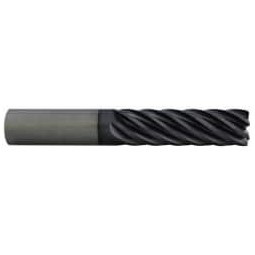 Accupro 1", 2" LOC, 1" Shank Diam, 4" OAL, 6 Flute, Solid Carbide Square End Mill Single End, Uncoated, Spiral Flute, 45° Helix, Centercutting, Right Hand Cut, Right Hand Flute 12177431 - 64543382