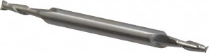 Cleveland 7/64", 21/64" LOC, 3/16" Shank Diam, 2-1/4" OAL, 2 Flute, High Speed Steel Square End Mill Double End, Uncoated, Spiral Flute, 30° Helix, Centercutting, Right Hand Cut, Right Hand Flute, Series HMD-2 C41041 - 87373676