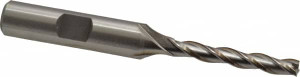 Cleveland 3/16", 1-1/4" LOC, 3/8" Shank Diam, 3-1/16" OAL, 3 Flute, High Speed Steel Square End Mill Single End, Uncoated, Spiral Flute, 30° Helix, Centercutting, Right Hand Cut, Right Hand Flute, Series HG-3 C39731 - 87412516