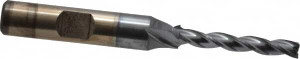 Cleveland 3/16", 1-1/4" LOC, 3/8" Shank Diam, 3-1/16" OAL, 3 Flute, High Speed Steel Square End Mill Single End, TiCN Finish, Spiral Flute, 30° Helix, Centercutting, Right Hand Cut, Right Hand Flute, Series HG-3 C39775 - 87412953