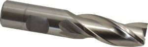 Cleveland 3/4", 1-5/8" LOC, 3/4" Shank Diam, 3-7/8" OAL, 3 Flute, High Speed Steel Square End Mill Single End, Uncoated, Spiral Flute, 30° Helix, Centercutting, Right Hand Cut, Right Hand Flute, Series HG-3 C39655 - 87410650