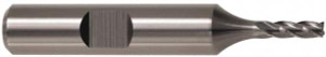 Cleveland 15/16", 1-7/8" LOC, 7/8" Shank Diam, 4-1/8" OAL, 4 Flute, High Speed Steel Square End Mill Single End, TiN Finish, Spiral Flute, 30° Helix, Centercutting, Right Hand Cut, Right Hand Flute, Series HG-4C C33225 - 87381299