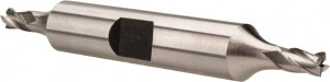 Hertel 5/32", 15/64" LOC, 3/8" Shank Diam, 2-3/4" OAL, 4 Flute, High Speed Steel Square End Mill Double End, Uncoated, Spiral Flute, 30° Helix, Right Hand Cut, Right Hand Flute GG99914180 - 84509629