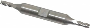 Hertel 4mm, 7/16" LOC, 3/8" Shank Diam, 3-1/8" OAL, 4 Flute, Cobalt Square End Mill Double End, Uncoated 13028 - 89331987 Hertel 4mm, 7/16" LOC, 3/8" Shank Diam, 3-1/8" OAL, 4 Flute, Cobalt Square End Mill Double End, Uncoated 13028 - 89331987