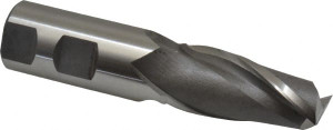Hertel 24mm, 2" LOC, 1" Shank Diam, 4-1/2" OAL, 2 Flute, Cobalt Square End Mill Single End, Uncoated, Centercutting, Right Hand Cut 10854 - 59912360