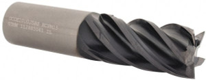 Kennametal 1", 1-3/4" LOC, 1" Shank Diam, 4-1/2" OAL, 5 Flute, Solid Carbide Square End Mill Single End, AlTiN Finish, Spiral Flute, 30° Helix, Right Hand Cut, Right Hand Flute, Series UCDE 4048705 - 72162308