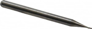 M.A. Ford 0.6mm, 1.8mm LOC, 3mm Shank Diam, 1-1/2" OAL, 4 Flute, Solid Carbide Square End Mill Single End, Uncoated, Spiral Flute, 30° Helix, Centercutting, Right Hand Cut, Right Hand Flute, Series 111 11102360 - 76569102