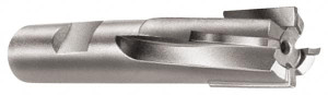 Made in USA 2", 1-1/2" LOC, 1-1/4" Shank Diam, 4-1/2" OAL, 6 Flute, Carbide-Tipped Square End Mill Single End, Uncoated, Spiral Flute, 6° Helix, Right Hand Cut, Right Hand Flute 2306-64 - 71912968