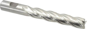 Niagara Cutter 3/4", 4" LOC, 3/4" Shank Diam, 6-1/4" OAL, 4 Flute, Cobalt Square End Mill Single End, Uncoated, Spiral Flute, 30° Helix, Centercutting, Right Hand Cut, Right Hand Flute, Series SPC408 17011790 - 33069154