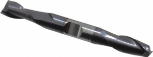 Niagara Cutter 3/8", 3/4" LOC, 3/8" Shank Diam, 3-1/2" OAL, 2 Flute, Solid Carbide Square End Mill Double End, TiAlN Finish, Spiral Flute, 30° Helix, Centercutting, Right Hand Cut, Right Hand Flute, Series CD230 17005200 - 36699981