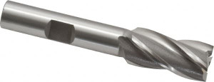 OSG 1/2", 1" LOC, 3/8" Shank Diam, 2-11/16" OAL, 4 Flute, Cobalt Square End Mill Single End, Uncoated, Spiral Flute, 30° Helix, Right Hand Cut, Right Hand Flute, Series 540 5400700 - 75026013