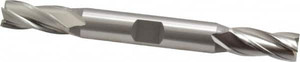 OSG 11/32", 3/4" LOC, 3/8" Shank Diam, 3-1/2" OAL, 4 Flute, Cobalt Square End Mill Double End, Uncoated, Spiral Flute, 30° Helix, Right Hand Cut, Right Hand Flute, Series 542 5429400 - 75027011