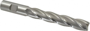 OSG 3/4", 4" LOC, 3/4" Shank Diam, 6-1/4" OAL, 4 Flute, Cobalt Square End Mill Single End, Uncoated, Spiral Flute, 30° Helix, Centercutting, Right Hand Cut, Right Hand Flute, Series 558 5583100 - 75028001
