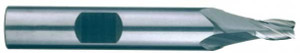 RobbJack 3/4", 1" LOC, 3/4" Shank Diam, 3-1/2" OAL, 4 Flute, Solid Carbide Square End Mill Single End, Uncoated, Spiral Flute, 30° Helix, Centercutting, Right Hand Cut, Right Hand Flute, Series T12-403 T12-403-24 - 00684993