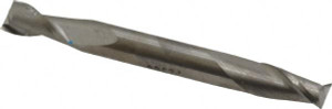 KYOCERA SGS 1/4", 1/2" LOC, 1/4" Shank Diam, 2-1/2" OAL, 2 Flute, Solid Carbide Square End Mill Double End, Uncoated, Spiral Flute, 30° Helix, Centercutting, Right Hand Cut, Right Hand Flute, Series 15 31529 - 32158164
