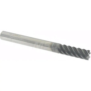 Supermill Square End Mills, Mill Diameter (Inch): 1/4, Mill Diameter (Decimal Inch): 0.2500, Number of Flutes: 6, Length of Cut (Inch): 3/4, Length of Cut (Decimal Inch): 0.7500, Material: Solid Carbide SM6F250 - 07296767