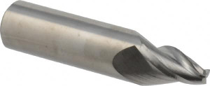 Seco Tools 15° per Side 6.5mm Small End Diam 25mm LOC 3-Flute Solid Carbide Tapered Square End Mill Uncoated, 20mm Shank Diam, 90mm OAL, 30° Helix, Spiral Flute 00029138 - 43361104