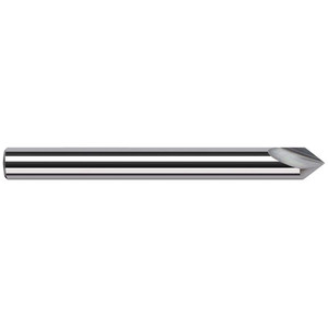 Harvey Tool 90° 1/4" Diam 2-1/2" OAL Pointed Engraving Cutters Uncoated, 1/8" LOC, 2 Flutes, Solid Carbide 23616 - 63120299