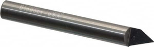 LMT Onsrud LP 60° 1/4" Shank Diam, 0.02" Cut Diam, 2" OAL Conical Point Engraving Cutters Uncoated, 1/2" LOC, 1 Flute, 0.02" Tip Diam, Solid Carbide 37-05 - 05479100