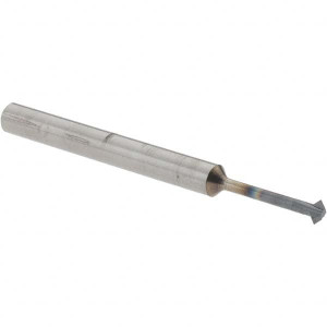 Accupro 3/32° 3/32" Cut Diam, 0.047" Cut Width, 1/8" Shank, Solid Carbide Double-Angle Cutter AlTiN Finish, 2 Teeth, 1-1/2" OAL 38473005 - 38473005