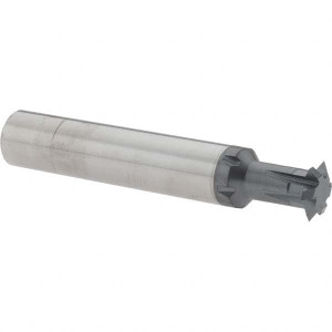 Accupro 1/2° 1/2" Cut Diam, 0.109" Cut Width, 1/2" Shank, Solid Carbide Double-Angle Cutter AlTiN Finish, 6 Teeth, 3" OAL 31553688 - 31553688