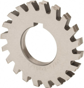 Value Collection 3/16" Radius, 2-3/4" Cut Diam, 3/8" Circle Diam, 1" Arbor Concave Radius Cutter High Speed Steel, Oxide Finish, 10 Teeth, Form Relieved 316-0256 - 03160256