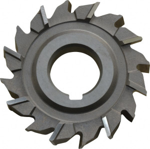 KEO 3" Diam x 1/2" Face Width Staggered Tooth Side Milling Cutter 1" Arbor Hole, High Speed Steel, Uncoated, 16 Teeth 00240 - 44096204