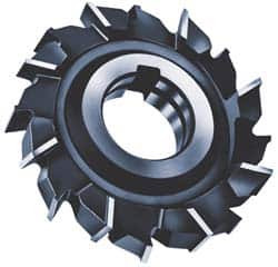 Made in USA 5" Diam x 7/32" Face Width Staggered Tooth Side Milling Cutter 1-1/4" Arbor Hole, High Speed Steel, Uncoated, 24 Teeth STM5218-1 - 73035149