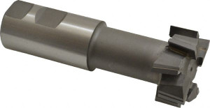 Made in USA 1-27/32" Diam, 53/64" Wide, Carbide-Tipped T-Slot Cutter 1-1/32" Neck Diam, 1-43/64" Neck Length, 1-1/4" Shank Diam, 2-5/16" Shank Length, 4-13/16" OAL, 1" Bolt, Uncoated CTTS200 - 03001641