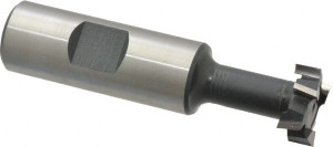 Value Collection 25/32" Diam, 21/64" Wide, High Speed Steel T-Slot Cutter 13/32" Neck Diam, 3/4" Shank Diam, 2-1/16" Shank Length, 3-1/4" OAL, 3/8" Bolt C1615024 - 03000247