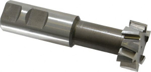 Value Collection 1-15/32" Diam, 5/8" Wide, Cobalt T-Slot Cutter 25/32" Neck Diam, 1-1/2" Neck Length, 1" Shank Diam, 4-7/16" OAL, 3/4" Bolt, Uncoated 33043 - 77419158