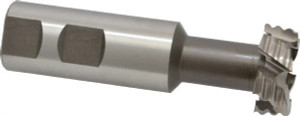 Value Collection 1-1/4" Diam, 31/64" Wide, Cobalt Roughing T-Slot Cutter 21/32" Neck Diam, 1" Shank Diam, 3-29/64" Shank Length, 3-15/16" OAL, 5/8" Bolt, Uncoated 33051 - 03002409
