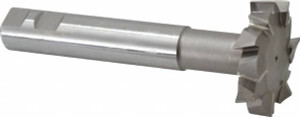 Value Collection 2-1/2" Diam, 5/8" Wide, Cobalt T-Slot Cutter 23mm Neck Diam, 1" Shank Diam, 6-5/8" OAL STC2010 - 06210058