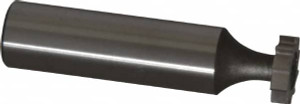 KEO ANSI 404 (Old Std # 4) 1/2" Cut Diam, 1/8" Cut Width, 1/2" Shank, Straight-Tooth Woodruff Keyseat Cutter High Speed Steel, Uncoated, 2-1/8" OAL, 10 Teeth 64040 - 72467731
