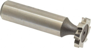 KEO ANSI 406 (Old Std # 7) 3/4" Cut Diam, 1/8" Cut Width, 1/2" Shank, Staggered-Tooth Woodruff Keyseat Cutter High Speed Steel, Uncoated, 2-1/8" OAL, 8 Teeth 64065 - 72468192