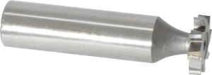 Made in USA ANSI 405 (Old Std # 5) 5/8" Cut Diam, 1/8" Cut Width, 1/2" Shank, Staggered-Tooth Woodruff Keyseat Cutter High Speed Steel, Uncoated, 2-1/8" OAL, 8 Teeth STKY450 - 72970056
