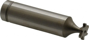 Made in USA ANSI 203 (Old Std # 211) 3/8" Cut Diam, 1/16" Cut Width, 1/2" Shank, Staggered-Tooth Woodruff Keyseat Cutter Cobalt, Uncoated, 2-1/16" OAL, 6 Teeth CSTKY275 - 40607038