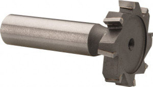 Made in USA ANSI 710 (Old Std # 20) 1-1/4" Cut Diam, 7/32" Cut Width, 1/2" Shank, Staggered-Tooth Woodruff Keyseat Cutter Carbide-Tipped, Uncoated, 2.2188" OAL, 8 Teeth STC710 - 73040230