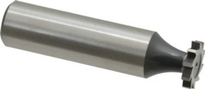Value Collection ANSI 304 (Old Std # 2) 1/2" Cut Diam, 3/32" Cut Width, 1/2" Shank, Straight-Tooth Woodruff Keyseat Cutter High Speed Steel, Uncoated, 2.0938" OAL, 8 Teeth M105303202 - 03060027